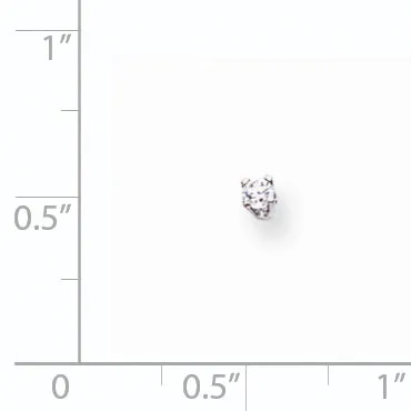 14k White Gold VS Diamond earring goldiaca Earrings