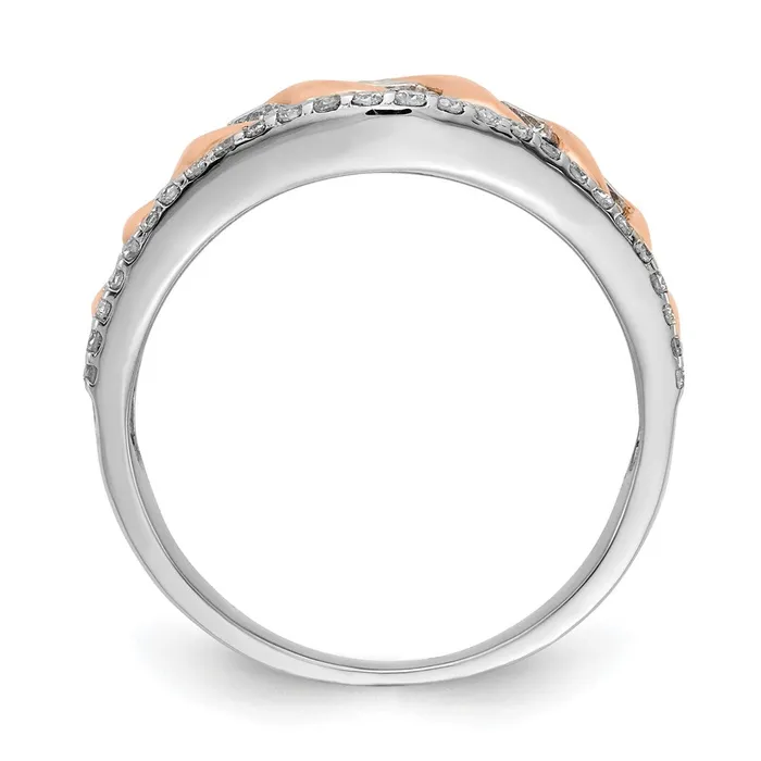14k WhiteRose Gold Real Diamond Ring Goldiacom Rings