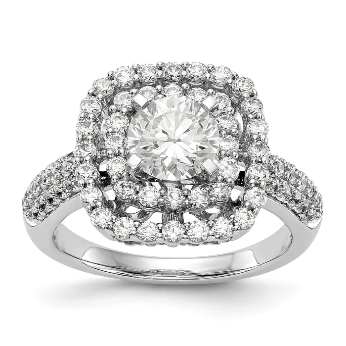 14kw Peg Set Simulated Diamond Double Cushion Halo Engagement Ring Goldiacom Rings 14kw Peg Set Simulated Diamond Double Cushion Halo Engagement Ring Goldiacom Rings