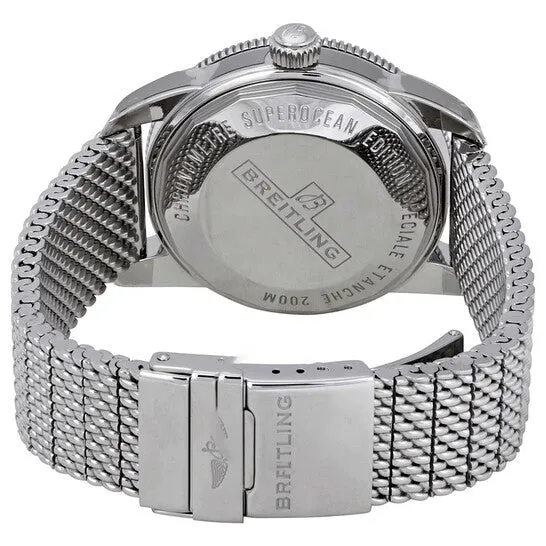 Bracelets Original Breitling Superocean Heritage II Automatic Mens Stainless Steel Mesh Watch AB201016C960154A JMS always Bracelets Original Breitling Superocean Heritage II Automatic Mens Stainless Steel Mesh Watch AB201016C960154A JMS always