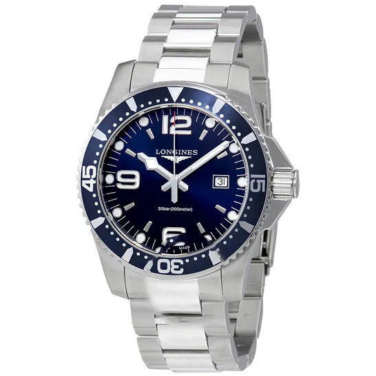 Bracelets Original Longines HydroConquest Blue Dial Stainless Steel Mens 44mm Watch L38404966 JMS always Bracelets Original Longines HydroConquest Blue Dial Stainless Steel Mens 44mm Watch L38404966 JMS always