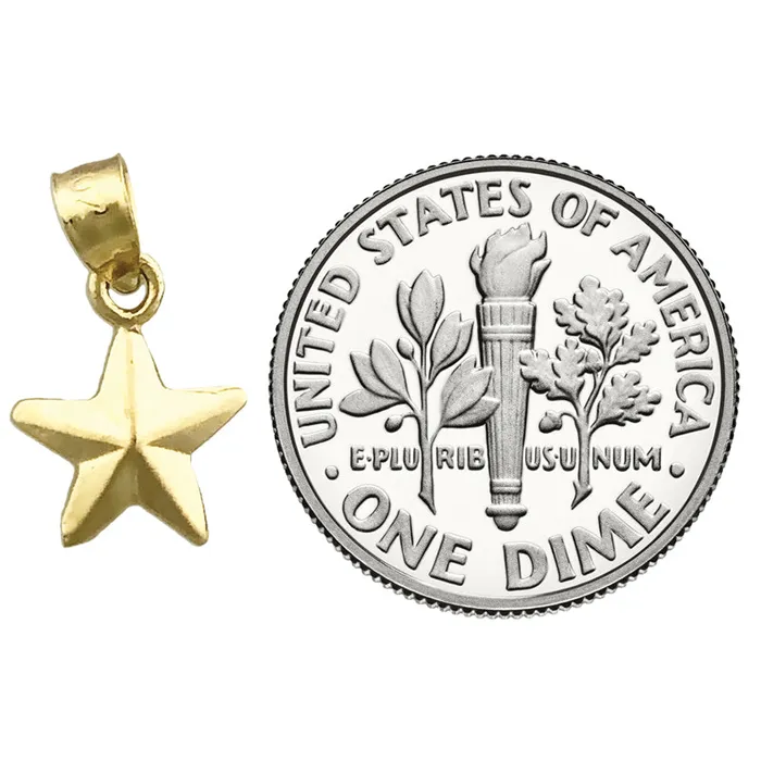 Charm Necklaces Goldia 14K Gold Star Charm