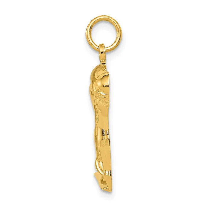 Charm Necklaces Goldia 14k Yellow Gold SwimmerDiver Charm