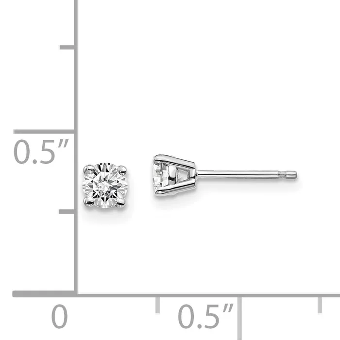 Earrings goldiaca 14kw 30ct I1 J K Diamond Stud Push on Post Earrings