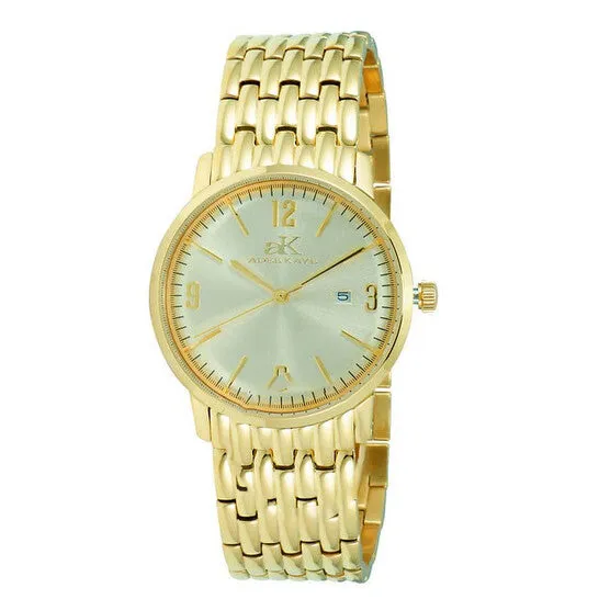 Earrings JMS always Original Adee Kaye Dome GoldTone Stainless Steel Unisex Watch AK8224LGG Earrings JMS always Original Adee Kaye Dome GoldTone Stainless Steel Unisex Watch AK8224LGG