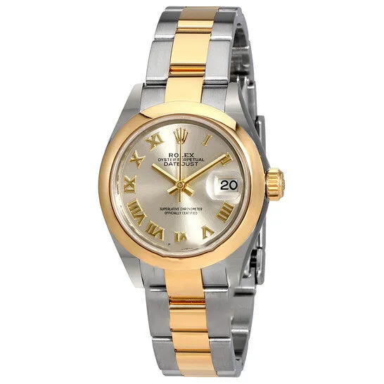 Earrings Original Rolex Lady Datejust 28 Silver Dial Steel and 18k Yellow Gold Oyster Watch 279163SRO JMS always Earrings Original Rolex Lady Datejust 28 Silver Dial Steel and 18k Yellow Gold Oyster Watch 279163SRO JMS always