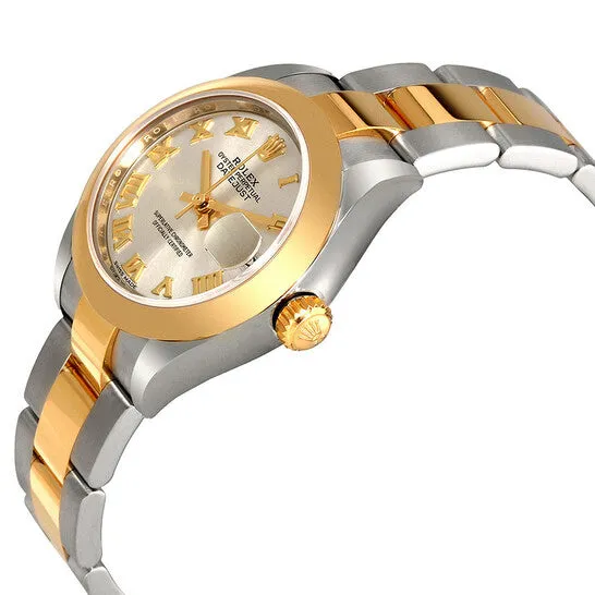 Earrings Original Rolex Lady Datejust 28 Silver Dial Steel and 18k Yellow Gold Oyster Watch 279163SRO JMS always Earrings Original Rolex Lady Datejust 28 Silver Dial Steel and 18k Yellow Gold Oyster Watch 279163SRO JMS always