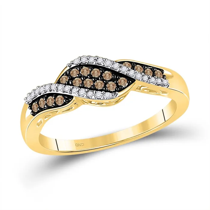 gndatlanta 15CTDiamond NATURAL BROWN GIFT RING Rings