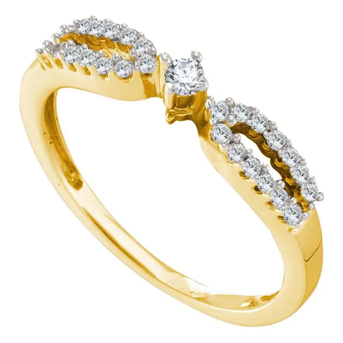 gndatlanta 14k Yellow Gold Round Diamond Solitaire Promise Ring 15 Cttw Rings gndatlanta 14k Yellow Gold Round Diamond Solitaire Promise Ring 15 Cttw Rings