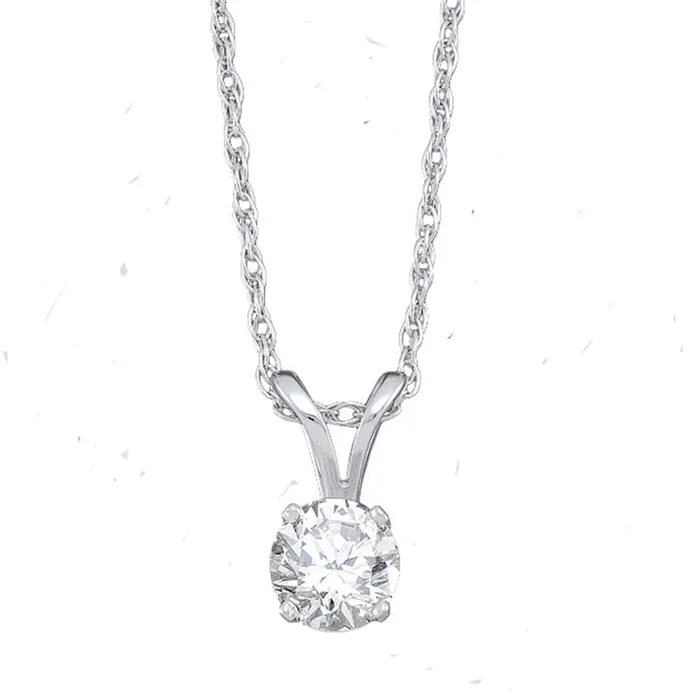 gndatlanta Necklaces 14k White Gold Round Diamond Solitaire Pendant 15 Cttw Certified gndatlanta Necklaces 14k White Gold Round Diamond Solitaire Pendant 15 Cttw Certified