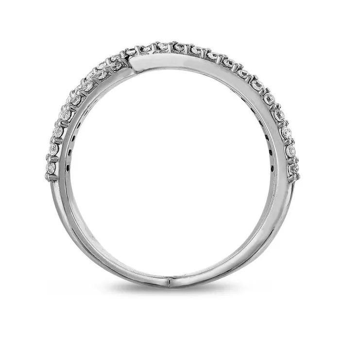 Goldia 038 CT TW Natural Diamond Orbit Ring in Sterling Silver Rings Goldia 038 CT TW Natural Diamond Orbit Ring in Sterling Silver Rings