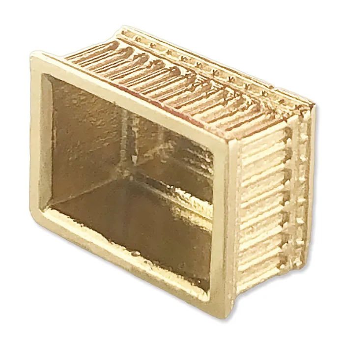 Goldia 14K Gold 3D Washington DC Lincoln Memorial Charm Charm Necklaces