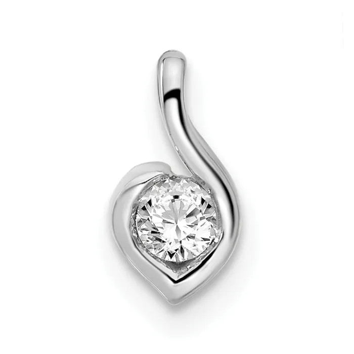 Goldia 14k White Gold 16 Ct Lab Grown Diamond VSSI G Fashion Pendant Necklaces Goldia 14k White Gold 16 Ct Lab Grown Diamond VSSI G Fashion Pendant Necklaces