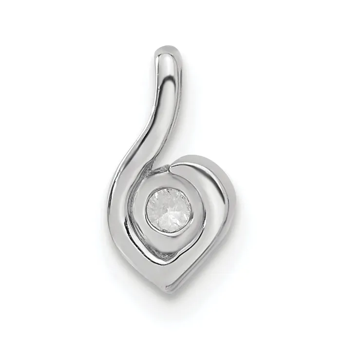 Goldia 14k White Gold 16 Ct Lab Grown Diamond VSSI G Fashion Pendant Necklaces