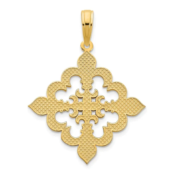 Goldia 14k Yellow Gold Fancy Pendant PreStyled Sets