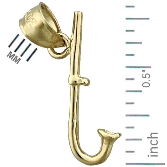 Goldia Charm Necklaces 14K Gold 3D Snorkel Charm