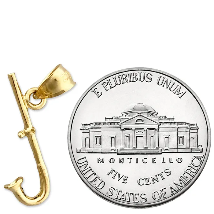 Goldia Charm Necklaces 14K Gold 3D Snorkel Charm
