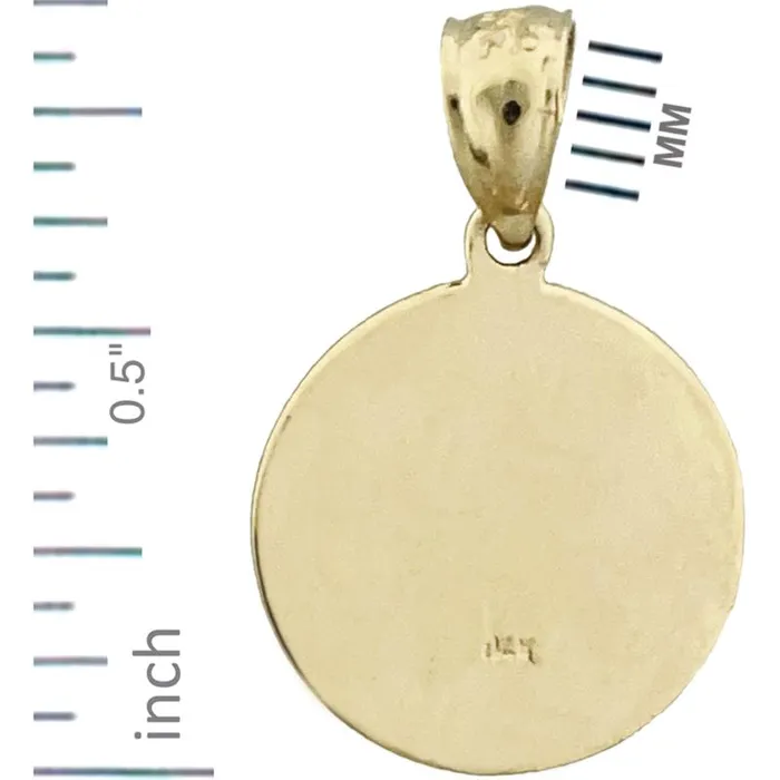 Goldia Charm Necklaces 14K Gold Saint Michael Charm