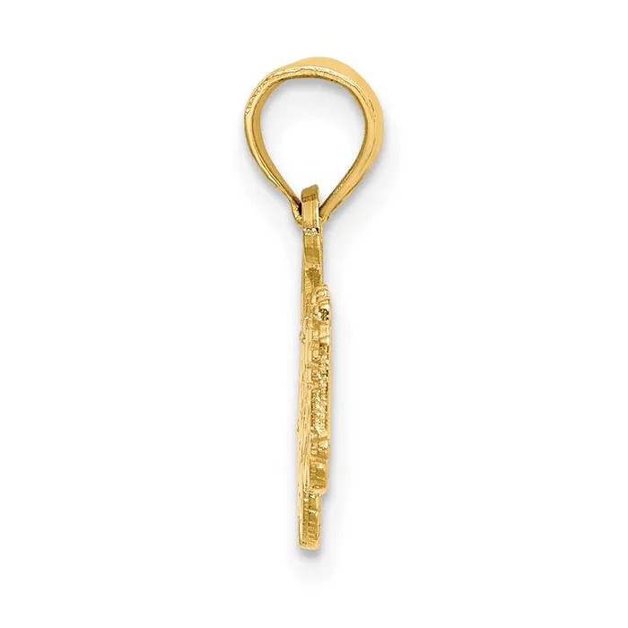 Goldia Charm Necklaces 14k Yellow Gold Fire Truck Charm