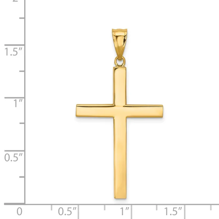 Goldia Necklaces 14k Yellow Gold Latin Cross Pendant
