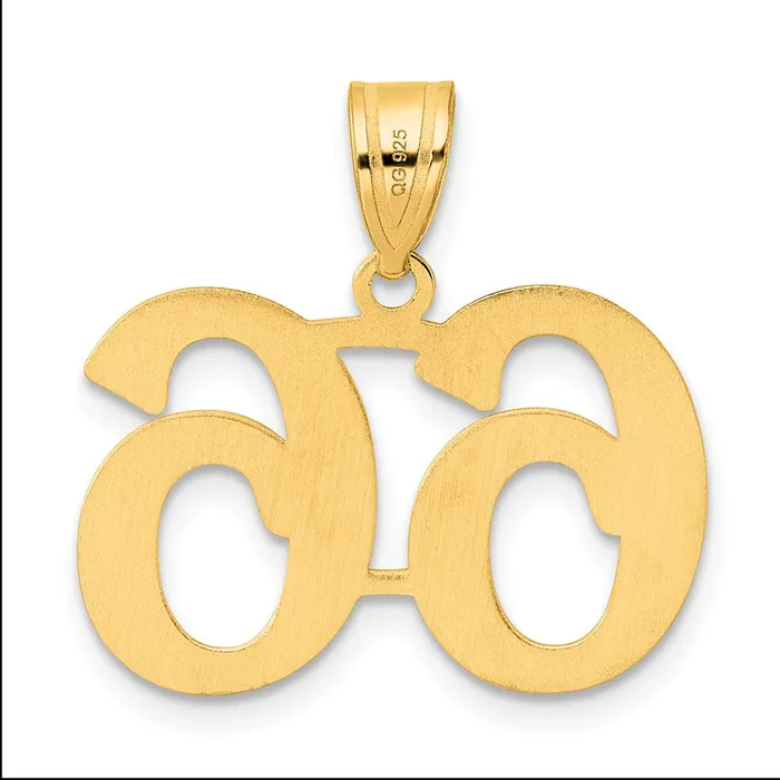 Goldia PreStyled Sets 14k Yellow Gold Polished Number 66 Pendant