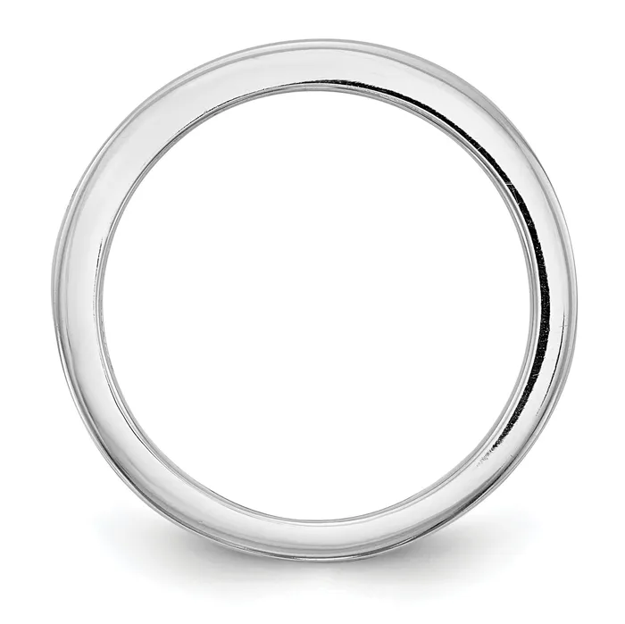 Goldia Rings 017ct CZ Solid Real 14K White Gold Wedding Wedding Band Ring