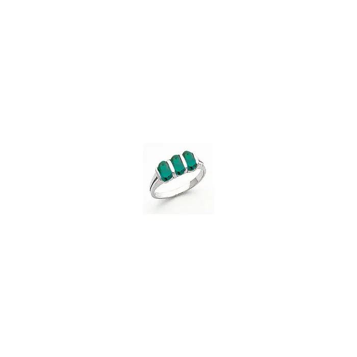 Goldia Rings 14k White Gold 6x4mm Oval Mount St Helens ring