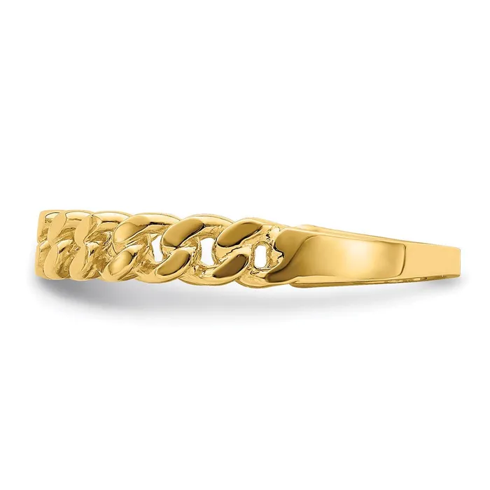 Goldia Rings 14K Yellow Gold Chain Link Band Ring