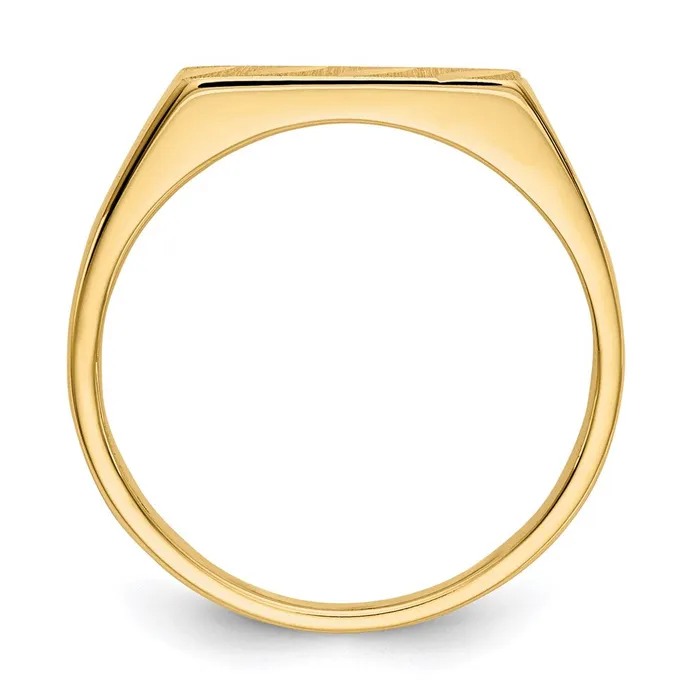 Goldia Rings 14K Yellow Gold Childs DiamondCut Ring