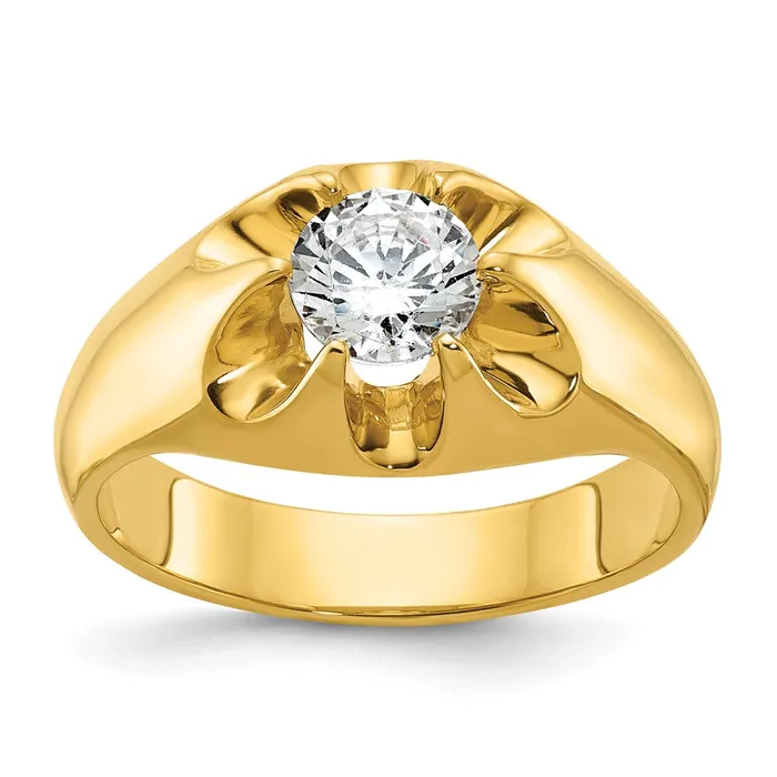 Goldia Rings 14k Yellow Gold Mens Diamond Ring Mounting