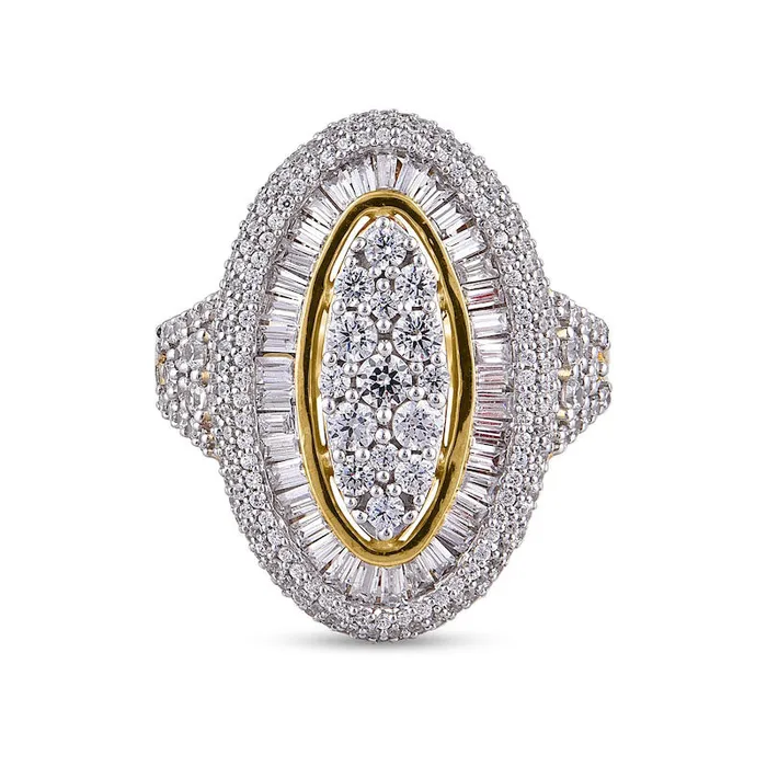 Goldia Rings 20 CT TW Composite MarquiseShaped Natural Diamond Ring in Solid 10K Yellow Gold Goldia Rings 20 CT TW Composite MarquiseShaped Natural Diamond Ring in Solid 10K Yellow Gold