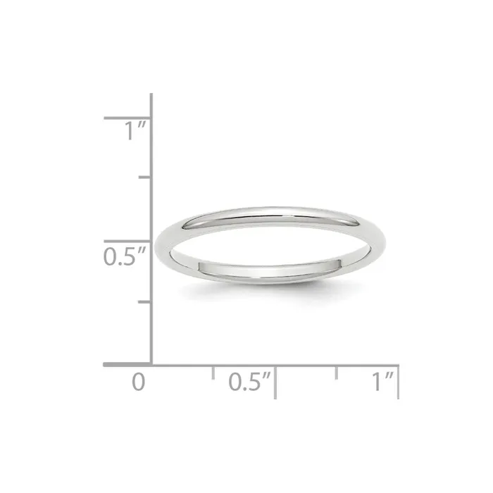 Goldia Rings Solid 10K White Gold 2mm Standard Comfort Fit MensWomens Wedding Band Ring Size 9 Goldia Rings Solid 10K White Gold 2mm Standard Comfort Fit MensWomens Wedding Band Ring Size 9