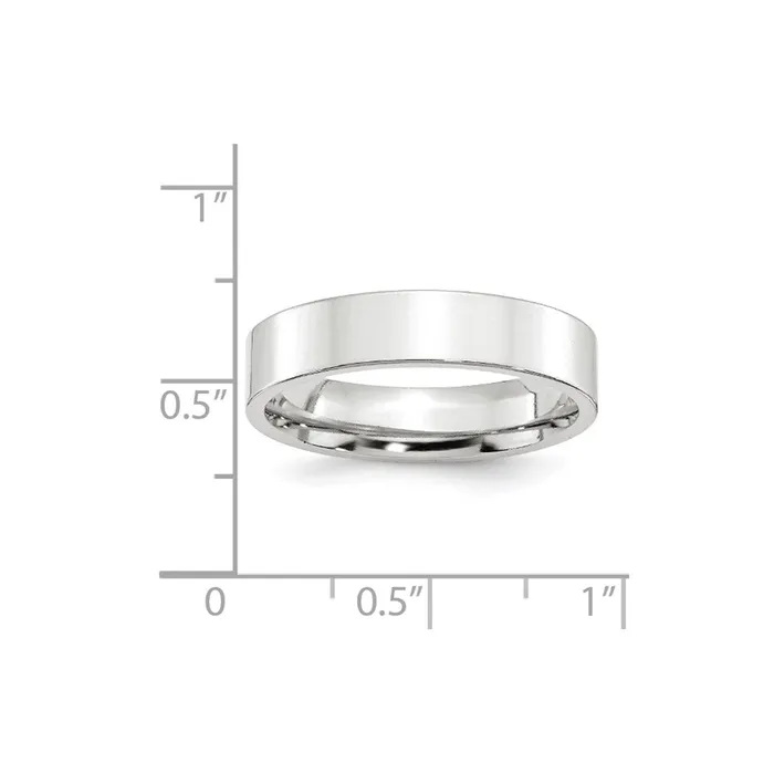 Goldia Rings Solid 10K White Gold 5mm Standard Flat Comfort Fit MensWomens Wedding Band Ring Size 135 Goldia Rings Solid 10K White Gold 5mm Standard Flat Comfort Fit MensWomens Wedding Band Ring Size 135