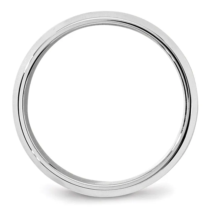 Goldia Rings Solid 10K White Gold 7mm Bevel Edge Comfort Fit MensWomens Wedding Band Ring Size 6 Goldia Rings Solid 10K White Gold 7mm Bevel Edge Comfort Fit MensWomens Wedding Band Ring Size 6