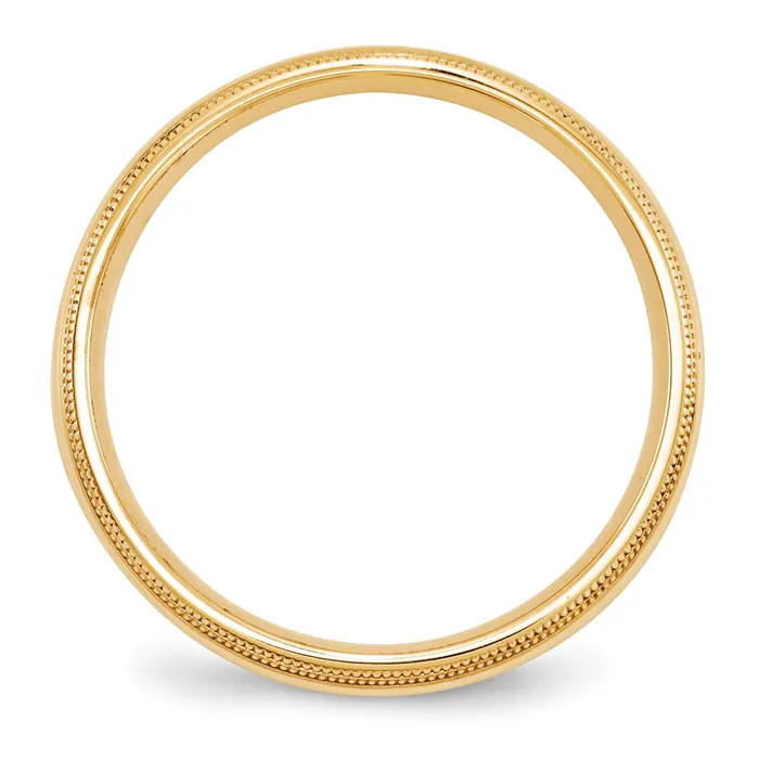 Goldia Rings Solid 10K Yellow Gold 5mm Double Milgrain Comfort Fit MensWomens Wedding Band Ring Size 115 Goldia Rings Solid 10K Yellow Gold 5mm Double Milgrain Comfort Fit MensWomens Wedding Band Ring Size 115