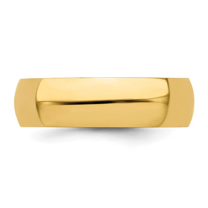 Goldia Rings Solid 10K Yellow Gold 6mm HalfRound Wedding MensWomens Wedding Band Ring Size 9 Goldia Rings Solid 10K Yellow Gold 6mm HalfRound Wedding MensWomens Wedding Band Ring Size 9