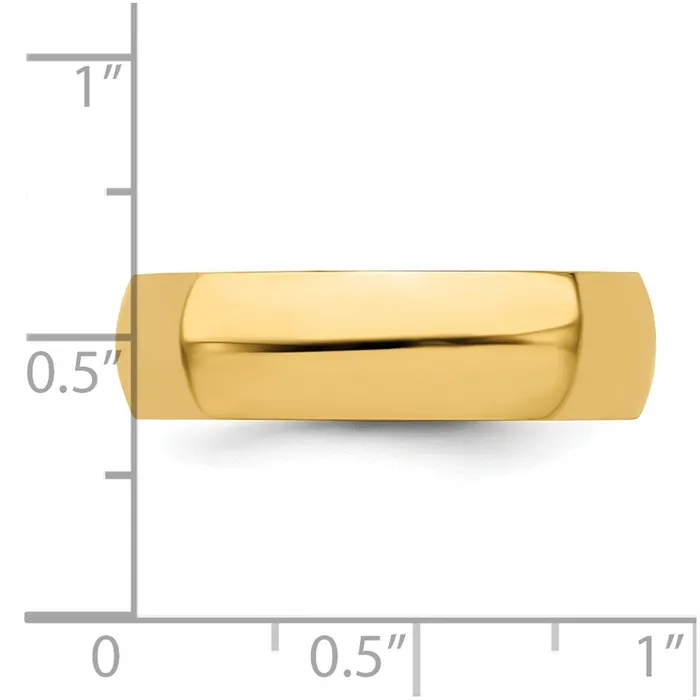Goldia Rings Solid 10K Yellow Gold 6mm HalfRound Wedding MensWomens Wedding Band Ring Size 9 Goldia Rings Solid 10K Yellow Gold 6mm HalfRound Wedding MensWomens Wedding Band Ring Size 9