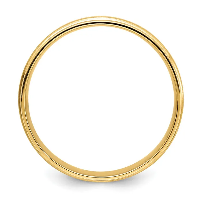 Goldia Rings Solid 10K Yellow Gold Yellow Gold Standard Comfort Fit Polished Brush Satin Fancy MensWomens Wedding Band Ring Size 10 Goldia Rings Solid 10K Yellow Gold Yellow Gold Standard Comfort Fit Polished Brush Satin Fancy MensWomens Wedding Band Ring Size 10