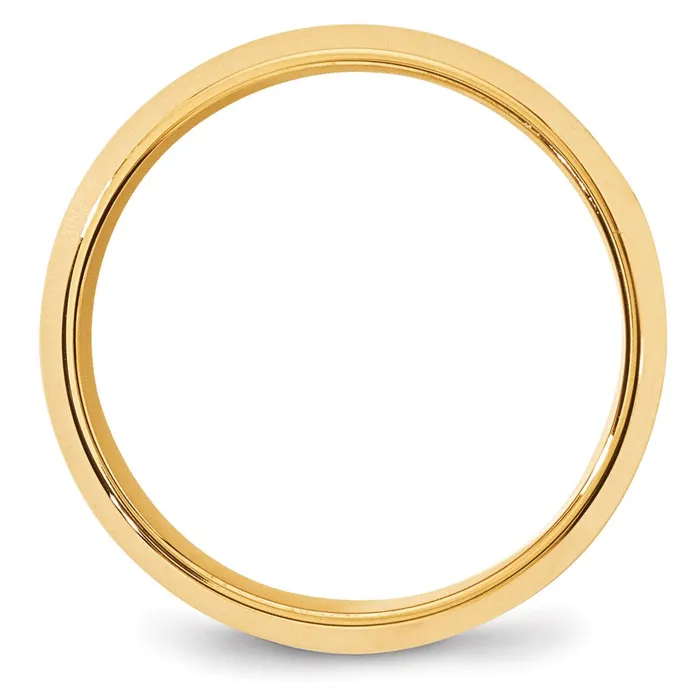 Goldia Rings Solid 14K Yellow Gold 8mm Bevel Edge Comfort Fit MensWomens Wedding Band Ring Size 65 Goldia Rings Solid 14K Yellow Gold 8mm Bevel Edge Comfort Fit MensWomens Wedding Band Ring Size 65