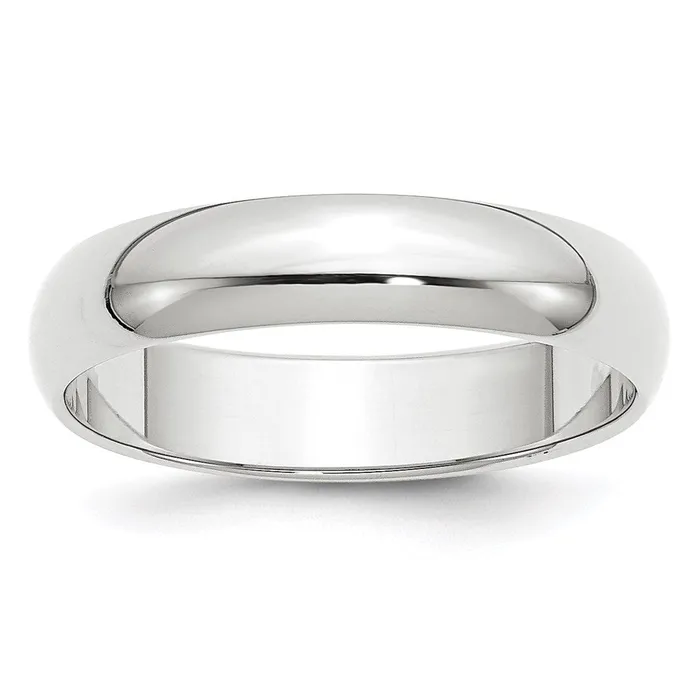 Goldia Rings Solid 14K Yellow Gold White Gold 5mm HalfRound MensWomens Wedding Band Ring Size 95 Goldia Rings Solid 14K Yellow Gold White Gold 5mm HalfRound MensWomens Wedding Band Ring Size 95