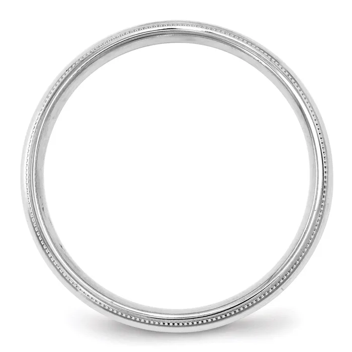 Goldia Solid 10K White Gold 4mm Milgrain Comfort Fit MensWomens Wedding Band Ring Size 75 Rings Goldia Solid 10K White Gold 4mm Milgrain Comfort Fit MensWomens Wedding Band Ring Size 75 Rings