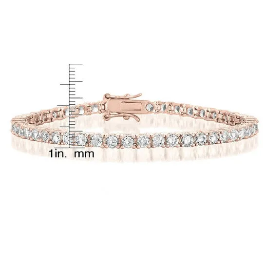 JMS always Bracelets Original Megan Walford Sterling Silver Black Cubic Zirconia Rhodium Plated Tennis Bracelet JMS always Bracelets Original Megan Walford Sterling Silver Black Cubic Zirconia Rhodium Plated Tennis Bracelet