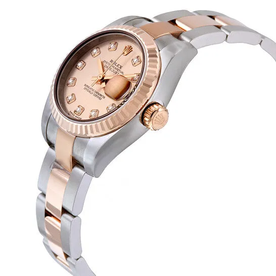 JMS always Bracelets Original Rolex Lady Datejust 26 Pink Dial Stainless Steel and 18K Everose Gold Oyster Bracelet Automatic Watch 179171PDO JMS always Bracelets Original Rolex Lady Datejust 26 Pink Dial Stainless Steel and 18K Everose Gold Oyster Bracelet Automatic Watch 179171PDO