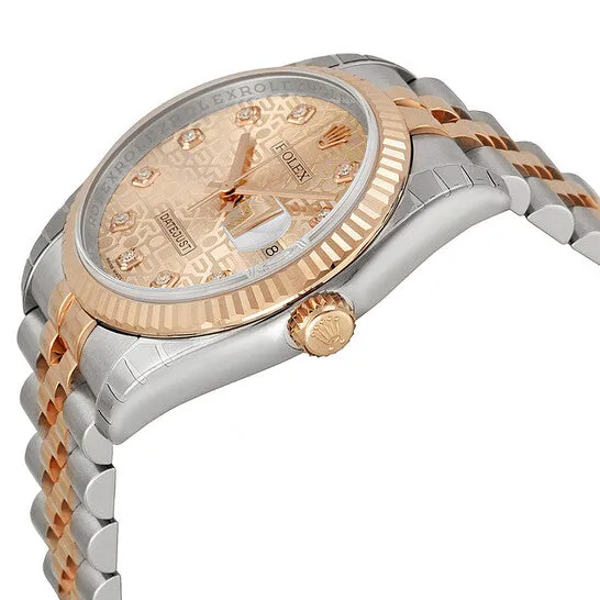 JMS always Bracelets Original Rolex Oyster Perpetual Datejust 36 Pink Dial Stainless Steel and 18K Everose Gold Jubilee Bracelet Automatic Mens Watch 116231PJDJ JMS always Bracelets Original Rolex Oyster Perpetual Datejust 36 Pink Dial Stainless Steel and 18K Everose Gold Jubilee Bracelet Automatic Mens Watch 116231PJDJ