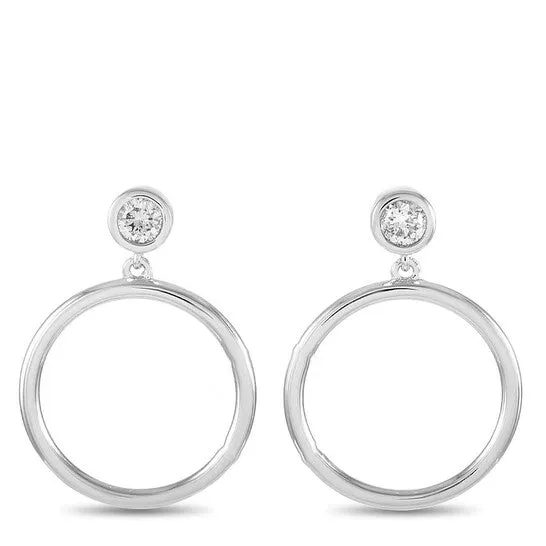 JMS always Earrings Original LB Exclusive 14K White Gold 040 ct Diamond Earrings JMS always Earrings Original LB Exclusive 14K White Gold 040 ct Diamond Earrings