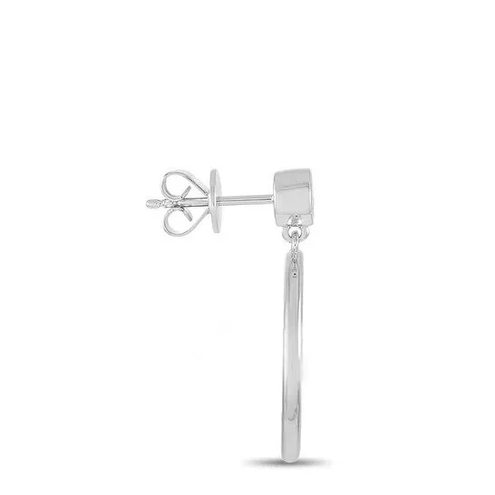 JMS always Earrings Original LB Exclusive 14K White Gold 040 ct Diamond Earrings JMS always Earrings Original LB Exclusive 14K White Gold 040 ct Diamond Earrings
