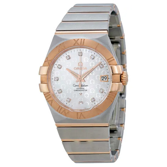 JMS always Earrings Original Omega Constellation Chronometer Automatic Silver Dial 18kt Gold and Stainless Steel Ladies Watch JMS always Earrings Original Omega Constellation Chronometer Automatic Silver Dial 18kt Gold and Stainless Steel Ladies Watch