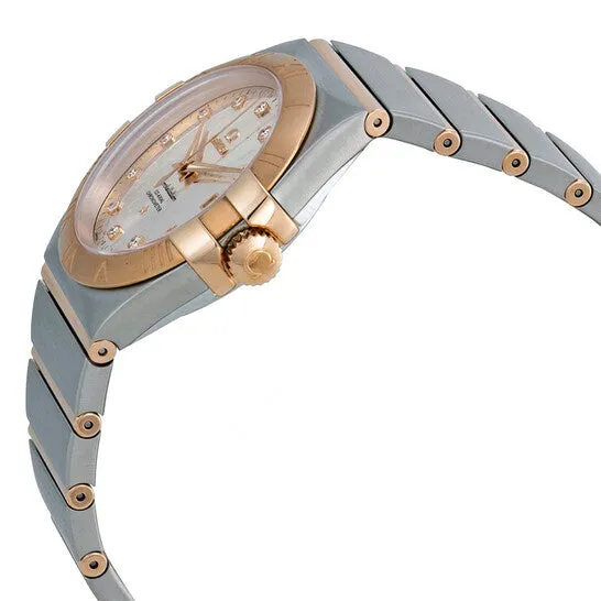 JMS always Earrings Original Omega Constellation Chronometer Automatic Silver Dial 18kt Gold and Stainless Steel Ladies Watch JMS always Earrings Original Omega Constellation Chronometer Automatic Silver Dial 18kt Gold and Stainless Steel Ladies Watch