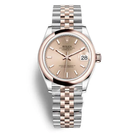 JMS always Earrings Original Rolex Datejust 31 Rose Dial Automatic Ladies Steel and 18kt Everose Gold Jubilee Watch 278241PSJ JMS always Earrings Original Rolex Datejust 31 Rose Dial Automatic Ladies Steel and 18kt Everose Gold Jubilee Watch 278241PSJ