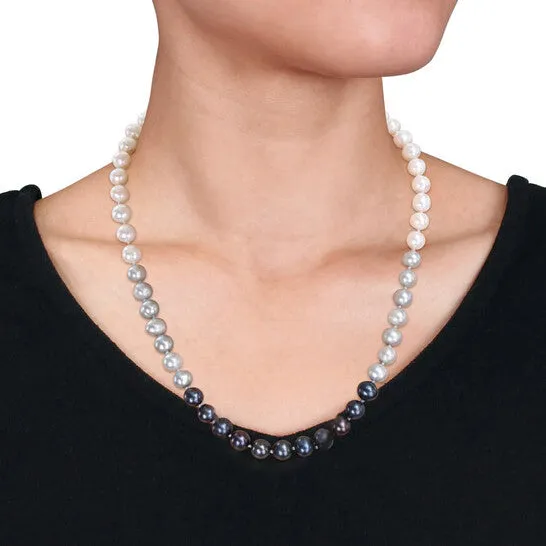 JMS always Necklaces Original AMOUR 758mm Multicolored Cultured Freshwater Pearl Strand Necklace JMS always Necklaces Original AMOUR 758mm Multicolored Cultured Freshwater Pearl Strand Necklace